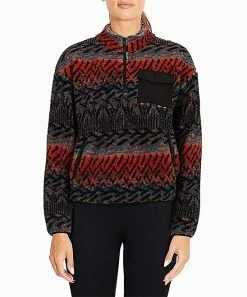 Marika | Bruschetta Sierra Abstract Arden Quarter-Zip Pullover - Women