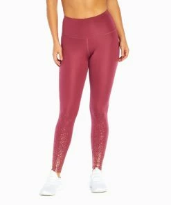 Marika | Violet Quartz & Rose Goldtone Ombré Shimmer Leggings - Women
