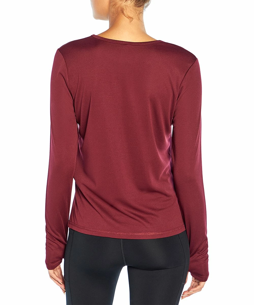 Marika | Windsor Wine Thumbhole Anya Long-Sleeve Top - Women 5 Marika | Windsor Wine Thumbhole Anya Long-Sleeve Top - Women - Image 3