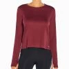 Marika | Windsor Wine Thumbhole Anya Long-Sleeve Top - Women