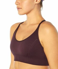Marika | Wild Plum Jacquard Mary Sports Bra