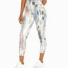 Marika | White & Light Blue Abstract Distressed Abigail Capri Leggings - Plus -Outlet Marika Store zu111718212 main tm1673031175
