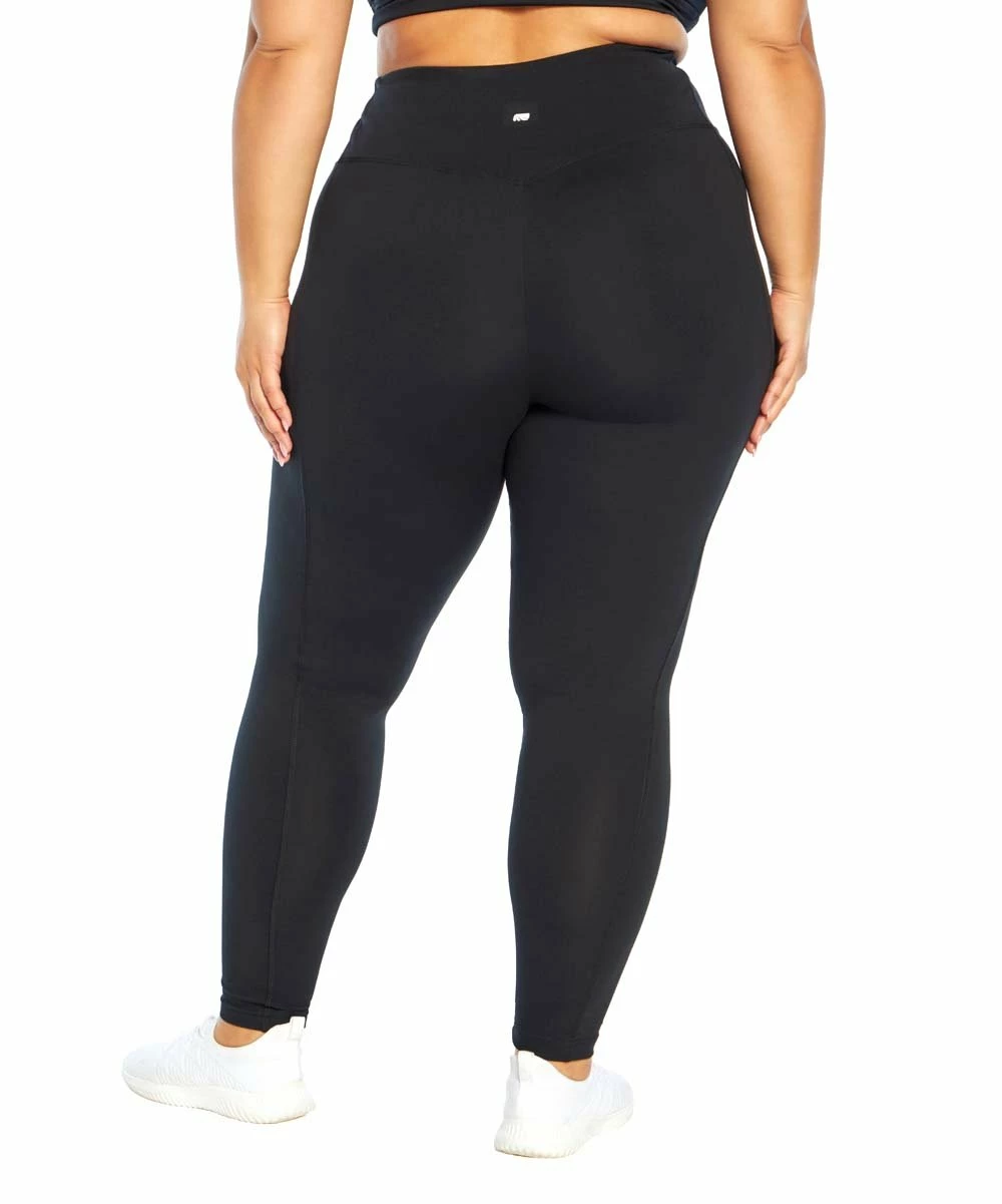 Marika | Black 27'' High-Rise Tummy-Control Leggings - Plus 4 Marika | Black 27'' High-Rise Tummy-Control Leggings - Plus - Image 2