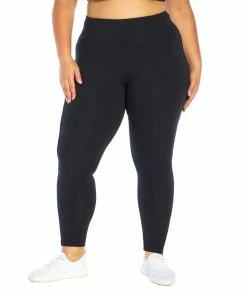 Marika | Black 27'' High-Rise Tummy-Control Leggings - Plus