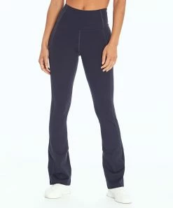 Marika | Midnight Blue 32'' Sophia High-Rise Tummy-Control Flared Leggings - Women