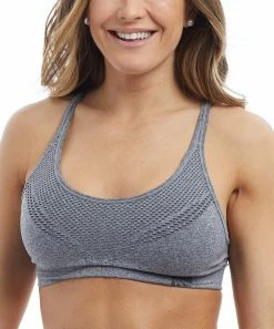 Marika | Heather Charcoal Skylar Sports Bra