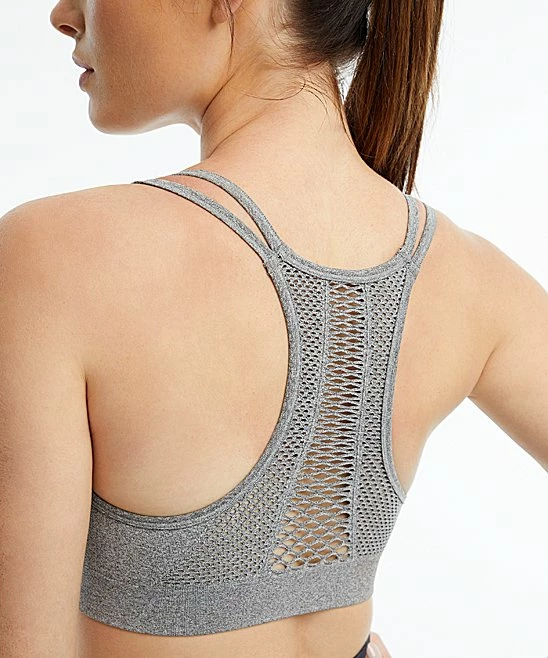 Marika | Heather Charcoal Skylar Sports Bra 4 Marika | Heather Charcoal Skylar Sports Bra - Image 2