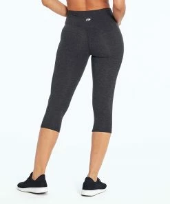Marika | Heather Charcoal Tummy-Control Brooke High-Rise 18'' Crop Leggings - Women -Outlet Marika Store zu53271848 alt 3 tm1557152926