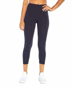 Marika | Midnight Blue 22'' Carrie Tummy Control High-Waisted Crop Leggings - Women -Outlet Marika Store zu57563230 alt 3 tm1657557088