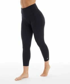 Marika | Black 22'' High-Waist Tummy Control Crop Leggings - Women