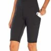 Marika | 11'' Black Tummy-Control Pocket High-Waist Bike Shorts - Women -Outlet Marika Store zu59409987 main tm1657557088