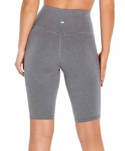 Marika | 11.5'' Heather Charcoal Tummy-Control Pocket High-Waist Bike Shorts - Women -Outlet Marika Store zu59409992 alt 3 tm1628253946