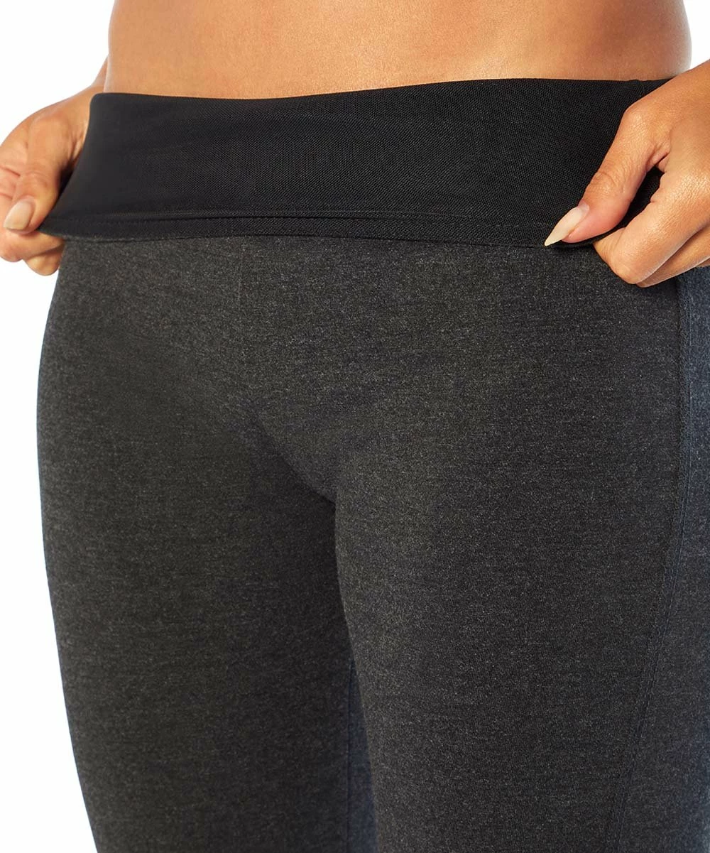 Marika | Heather Charcoal 11.5'' Tummy-Control High-Waist Bike Shorts - Women 7 Marika | Heather Charcoal 11.5'' Tummy-Control High-Waist Bike Shorts - Women - Image 5