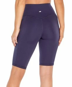 Marika | 11.5'' Midnight Blue Tummy-Control Pocket High-Waist Bike Shorts - Women -Outlet Marika Store zu70622166 alt 3 tm1628253946