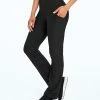 Marika | Black 32'' High-Rise Tummy-Control Pocket Eclipse Yoga Pants - Women