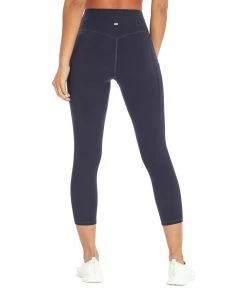 Marika | Midnight Blue 22'' Pocket High-Waist Tummy-Control Crop Leggings - Women -Outlet Marika Store zu71216822 alt 2 tm1657557088