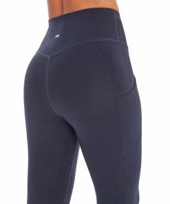 Marika | Midnight Blue 22'' Pocket High-Waist Tummy-Control Crop Leggings - Women -Outlet Marika Store zu71216822 alt 4 tm1657557088