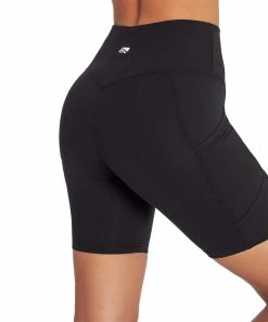 Marika | Black 7'' Pocket High-Waist Tummy-Control Bike Shorts - Women -Outlet Marika Store zu73051987 alt 4 tm1657557088