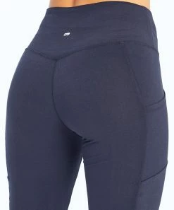Marika | Midnight Blue 32'' Pocket Tummy Control Flared Leggings - Women -Outlet Marika Store zu73052025 alt 1 tm1569961228