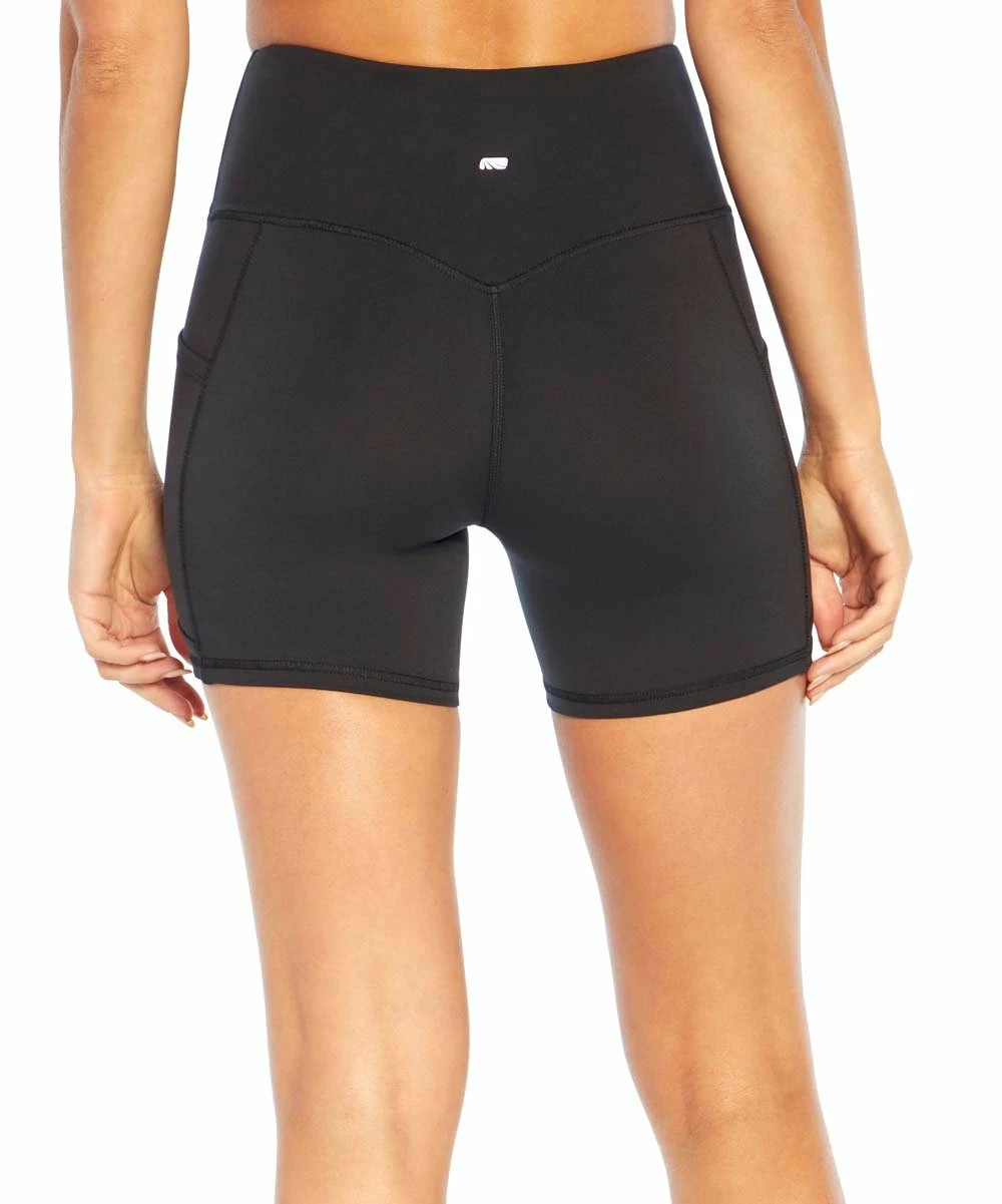 Marika | 5'' Black Tummy-Control Linnette Bike Shorts - Women 4 Marika | 5'' Black Tummy-Control Linnette Bike Shorts - Women - Image 2