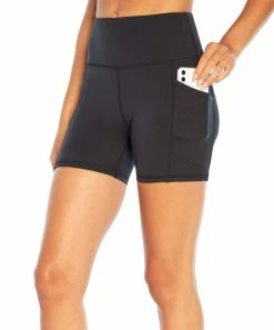 Marika | 5'' Black Tummy-Control Linnette Bike Shorts - Women