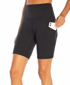 Marika | 9'' Black Olga Tummy-Control Bike Shorts - Women