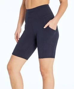 Marika | 9'' Midnight Blue Olga Tummy Control Bike Shorts - Women