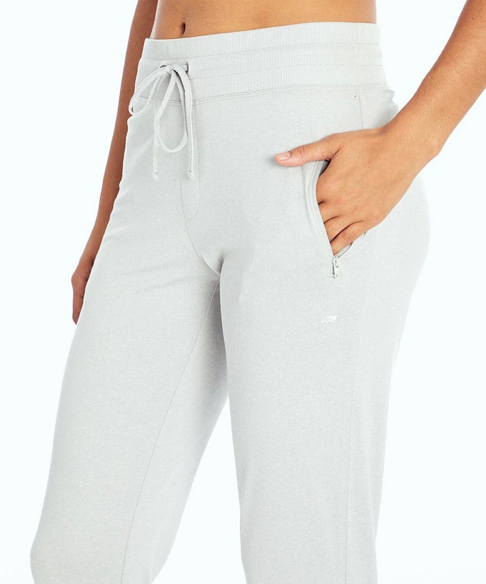 Marika | 29'' Light Heather Gray Cleo Active Joggers - Women 4 Marika | 29'' Light Heather Gray Cleo Active Joggers - Women - Image 2