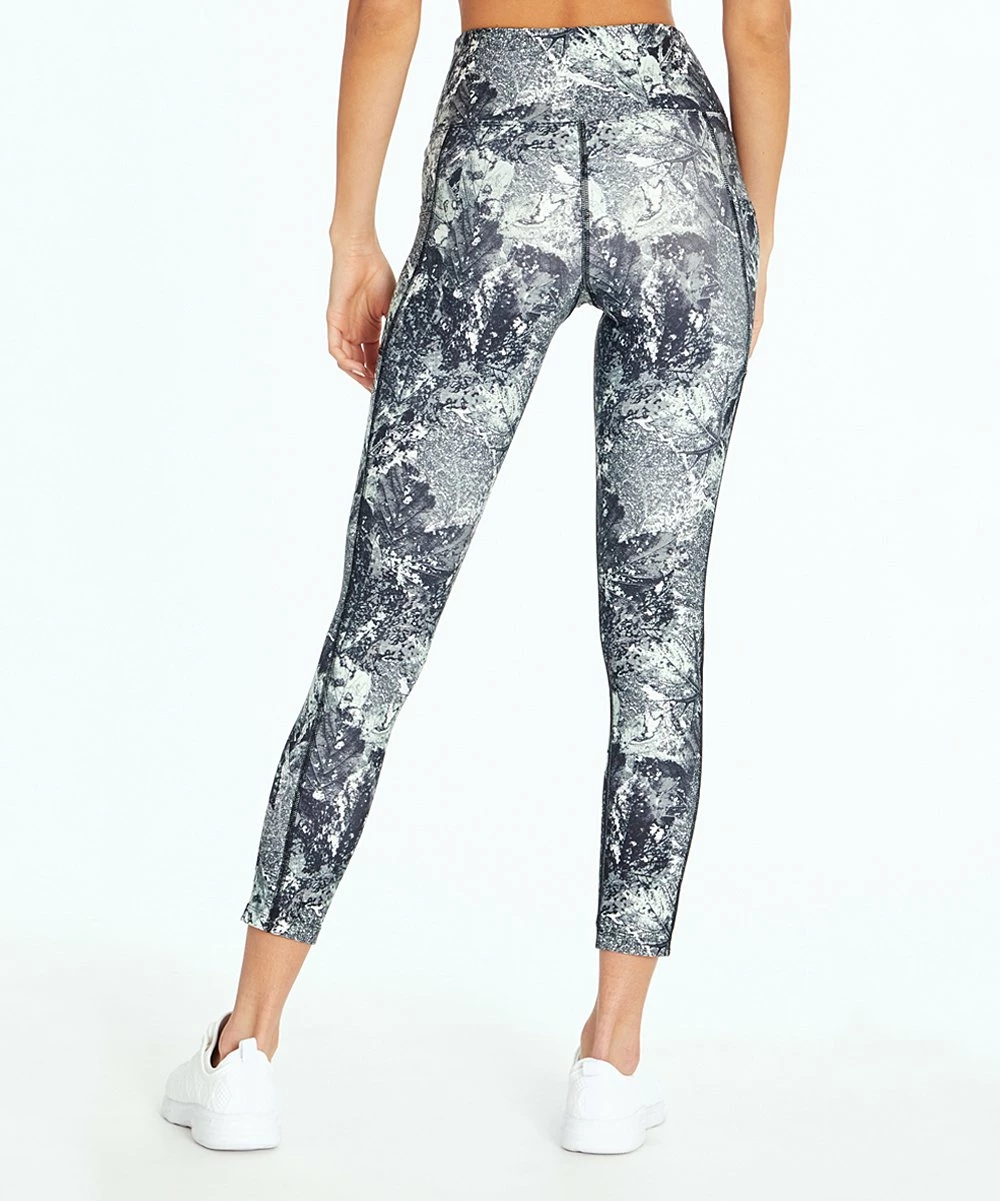 Marika | Frost Leaves High-Waist 25'' Ankle Leggings - Women 4 Marika | Frost Leaves High-Waist 25'' Ankle Leggings - Women - Image 2