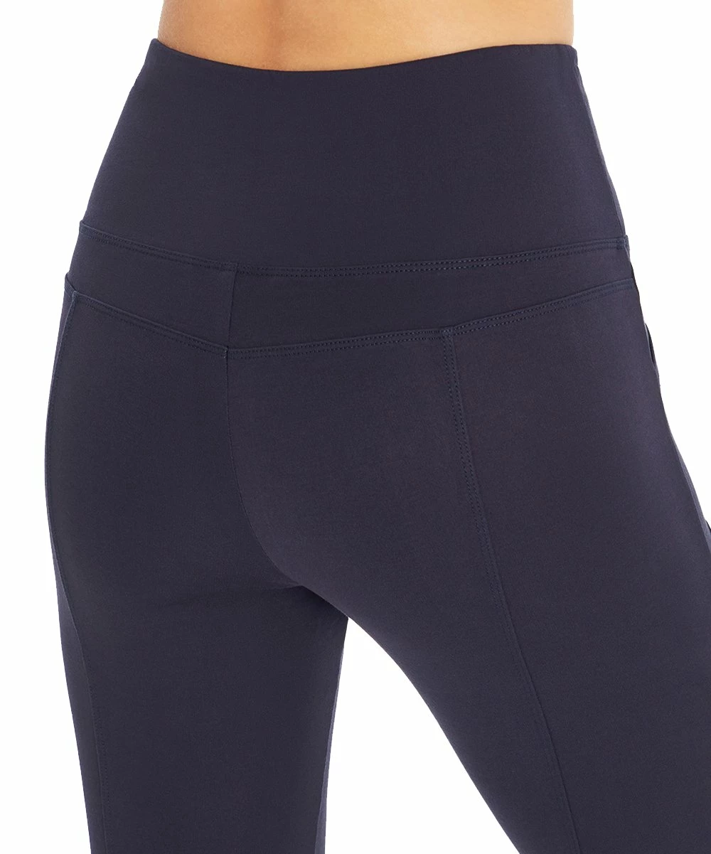 Marika | Midnight Blue 27'' Pocket Ponte Tummy-Control Leggings - Women 5 Marika | Midnight Blue 27'' Pocket Ponte Tummy-Control Leggings - Women - Image 3