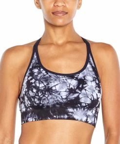Marika | Black & White Tie-Dye Kailyn Sports Bra -Outlet Marika Store zu92386647 main tm1611753492