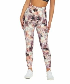 Marika | 25'' Pink Tie-Dye Pocket Sia Leggings - Women