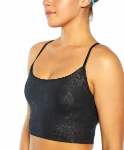 Marika | Black Wildflower Ivy Longline Sports Bra -Outlet Marika Store zu98824249 main tm1630433360