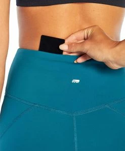 Marika | 25'' Blue Coral Pocket Delinah Leggings - Women 9 Marika | 25'' Blue Coral Pocket Delinah Leggings - Women -Outlet Marika Store zu99116308 alt 2 tm1630432623