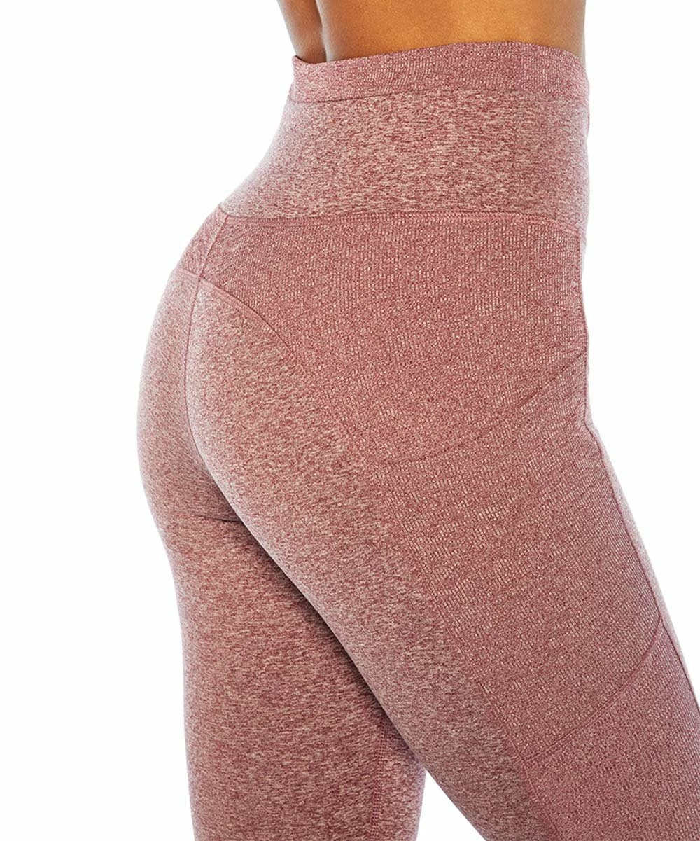 Marika | 25'' Heather Windsor Wine Hannah Pocket Leggings - Women 3 Marika | 25'' Heather Windsor Wine Hannah Pocket Leggings - Women