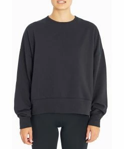 Marika | Black Boxy Alondra Sweatshirt - Women